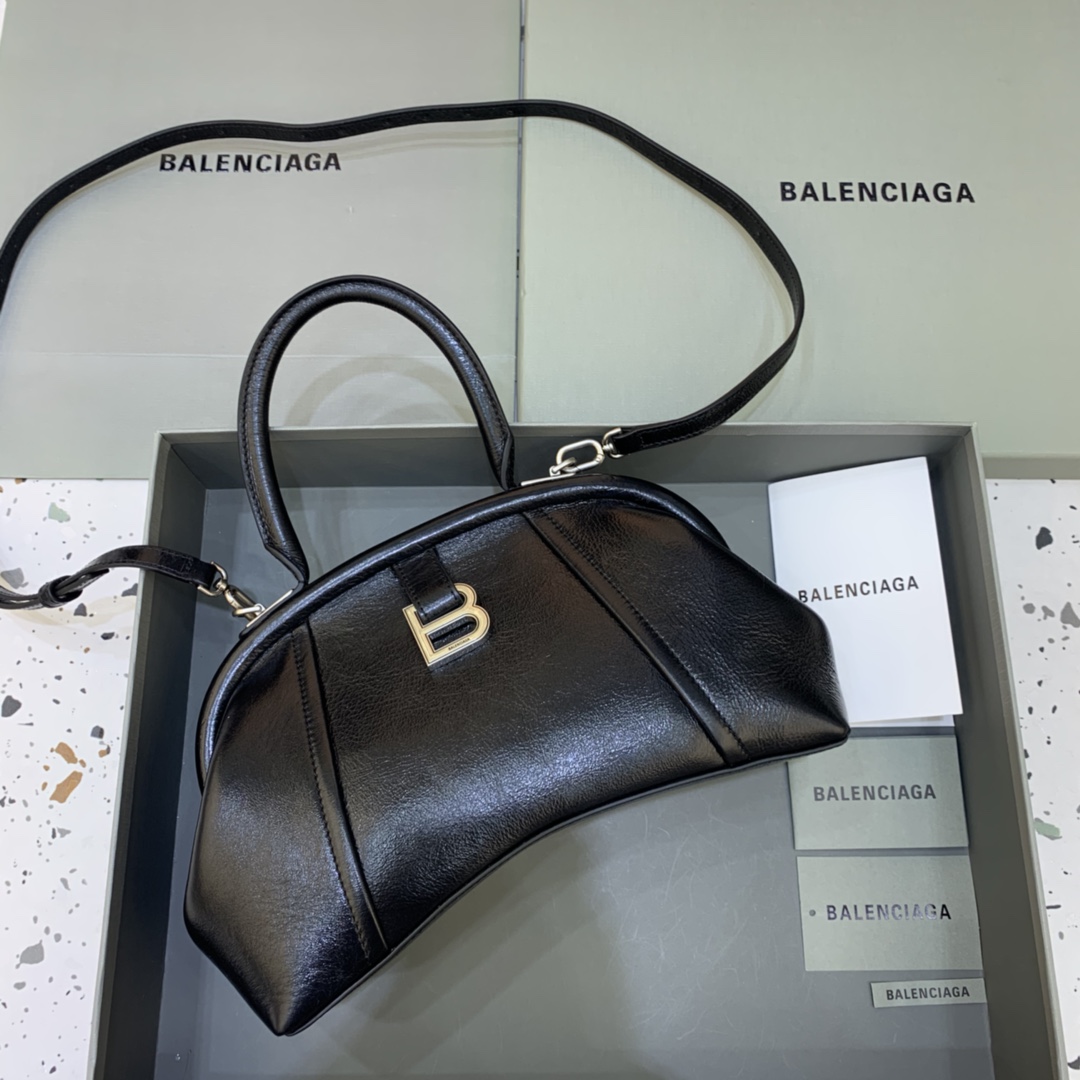 Balenciaga Editor Small Handbag Shoulder Bag Black